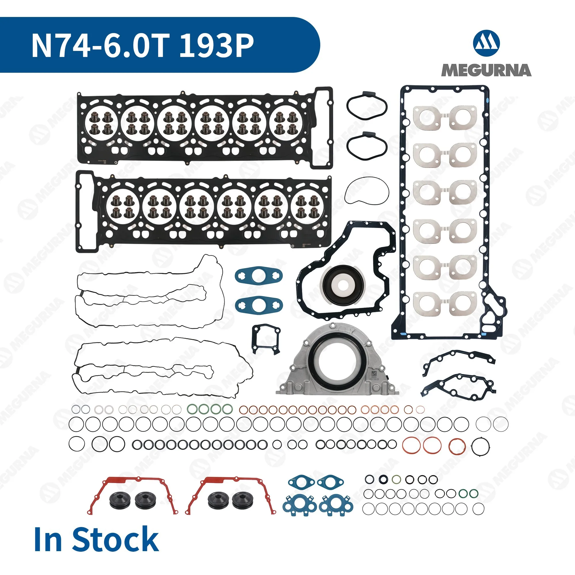 

Engine parts Rebuild Overhaul Kit Full Cylinder Head Gasket Seal Set for BMW N74 6.0T 7Series 760Li F02 10models Car accessories