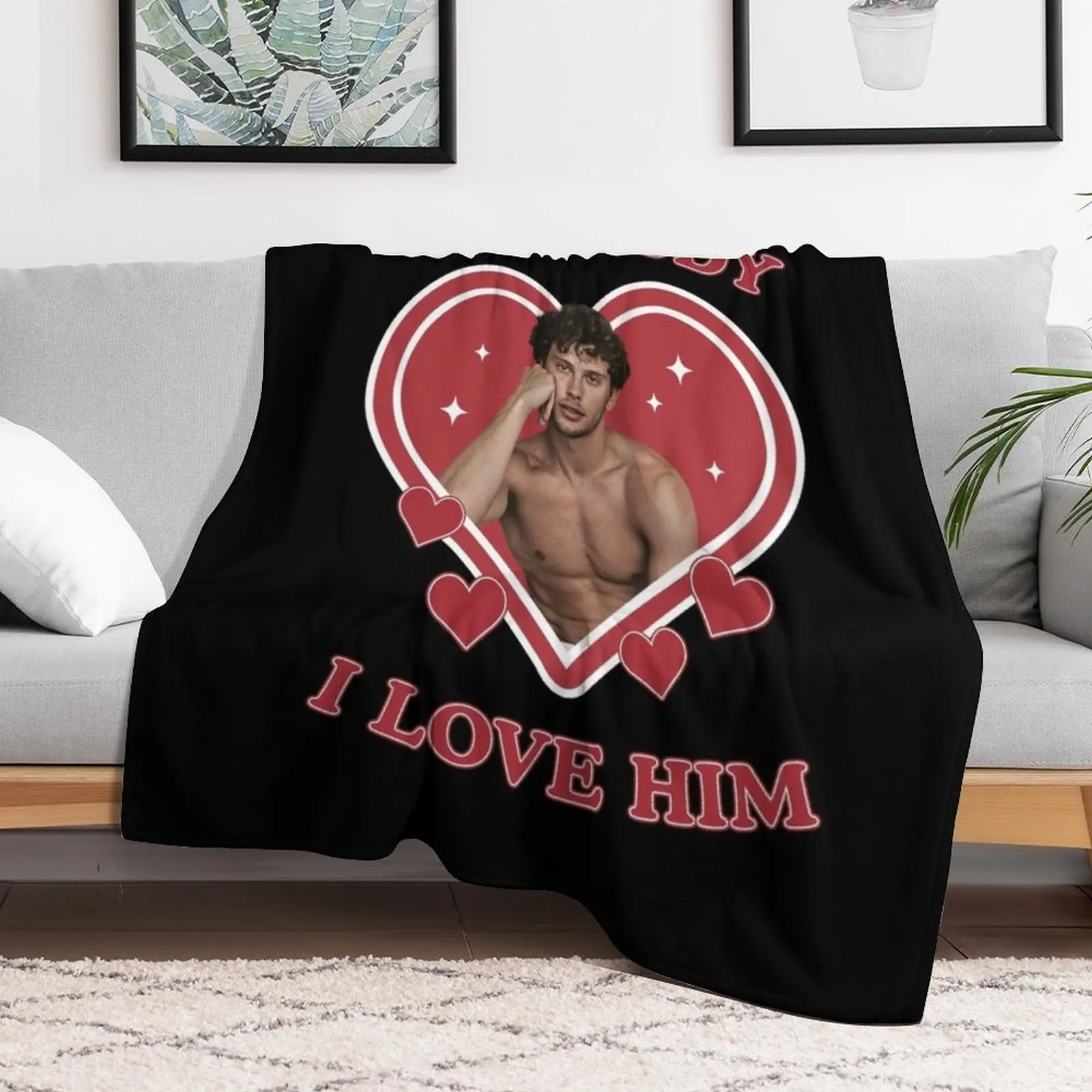 Daddy I Love Him Retro Throw Blanket Thin Large cosplay anime Blankets