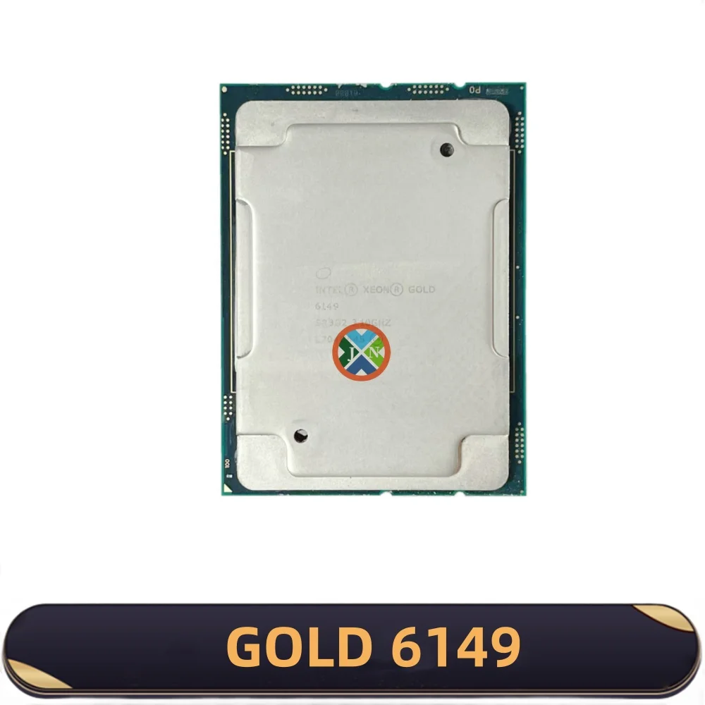 Xeon Gold 6149 CPU 16-Cores 32-Threads 3.1GHz 22MB 205W LGA3647 for C621 motherboard