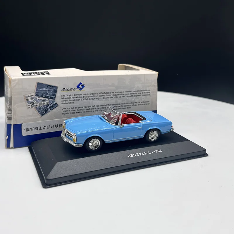 

1:43 Scale Diecast Alloy Benz-230SL Convertible Toys Sports Cars Model Classics Adult Collectible Souvenir Gifts Static Display