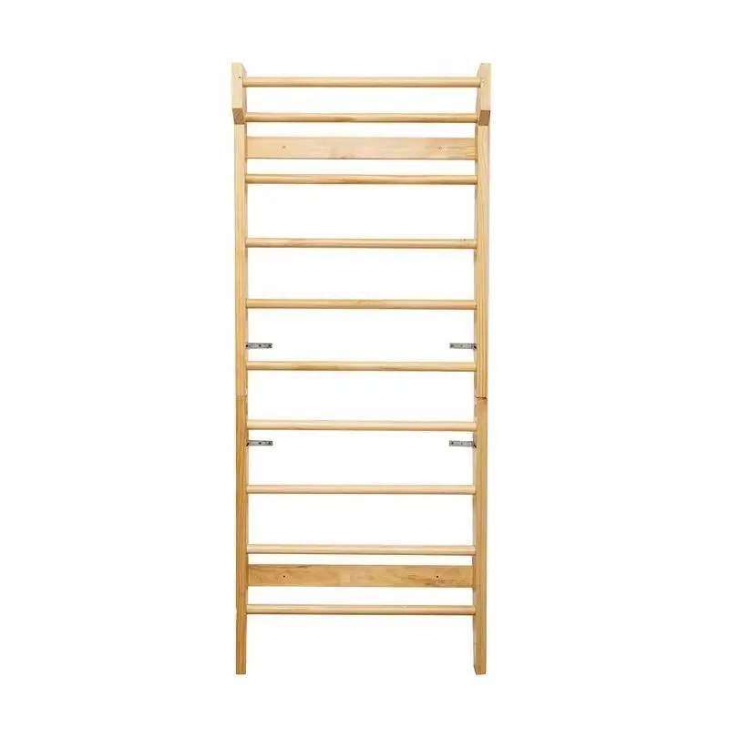 Multifunctional Rehabilitation Training Support Frame Indoor Wooden Rib Wall Bars Leg Stretching Climbing Frame Home Gym