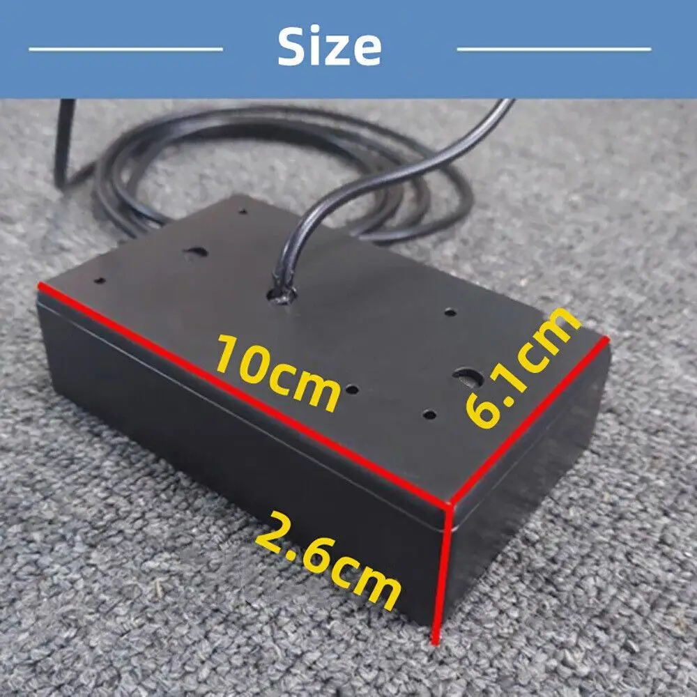 12V F1 Style 72 LED Rear Brake Lamp Strobe Flashing Tail Stop Light Universal