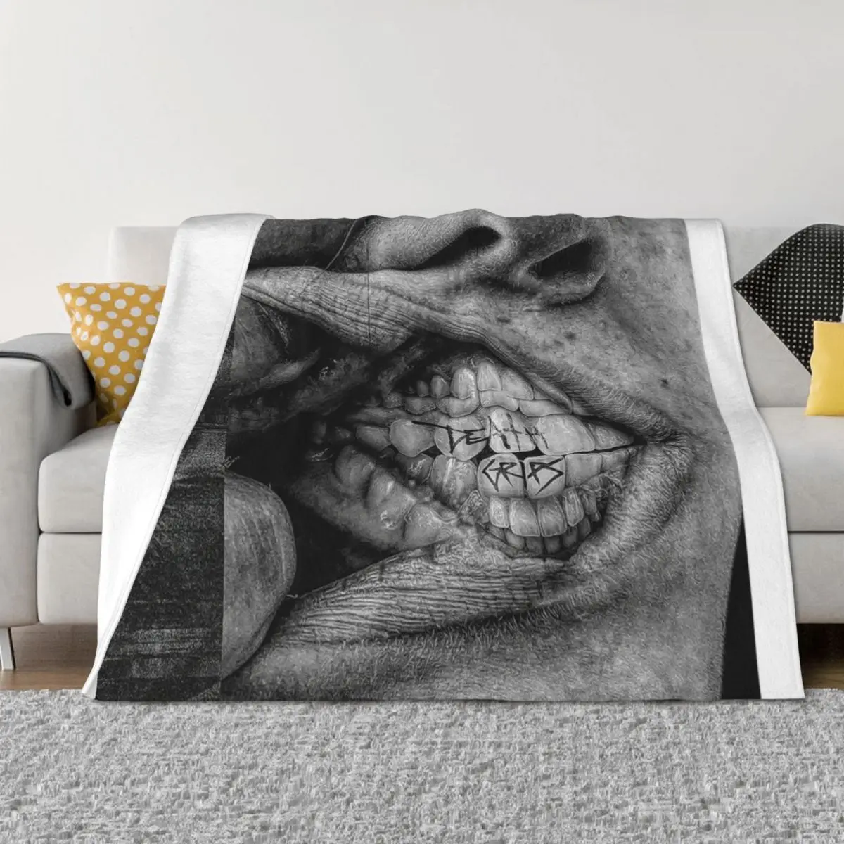 

Death Grips Throw Blanket wednesday blankets ands Tourist Furrys Blankets