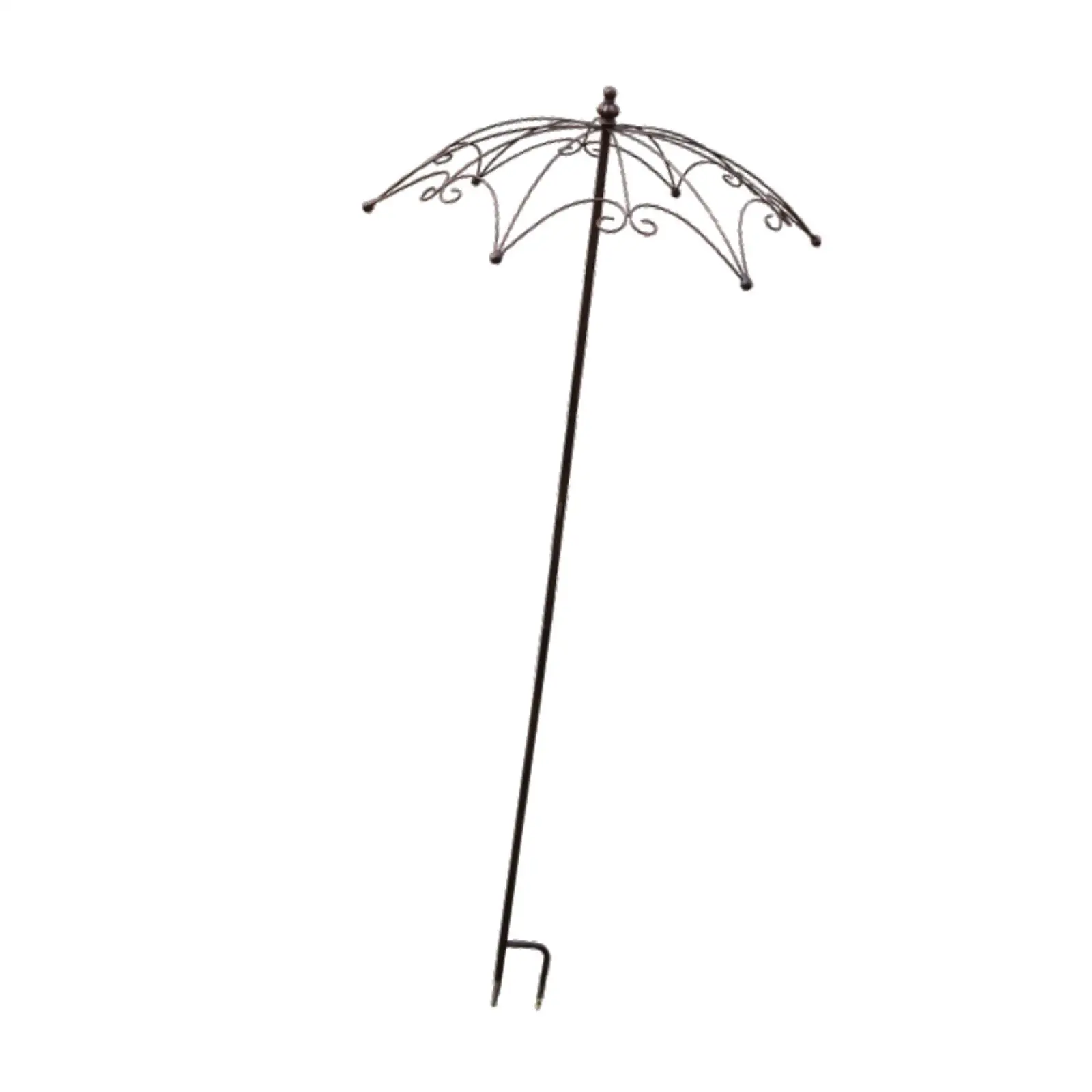 

Umbrella Garden Stake Decorative Plant Support for Patio Pathway Outdoor