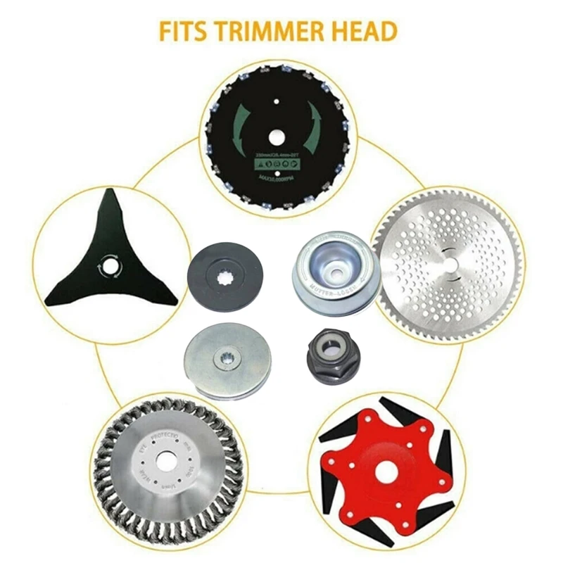 LUSQI 40 unidades de cabezales de disco de alambre para desbrozadora, accesorios para desmalezadora, para STIHL FS120 200 250