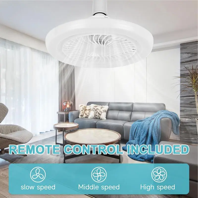 

Вентилятор Smart Fan Light Combo с дистанционным управлением 3-скоростное регулируемое охлаждающее устройство Энергоэффективная бытовая техника для жизни