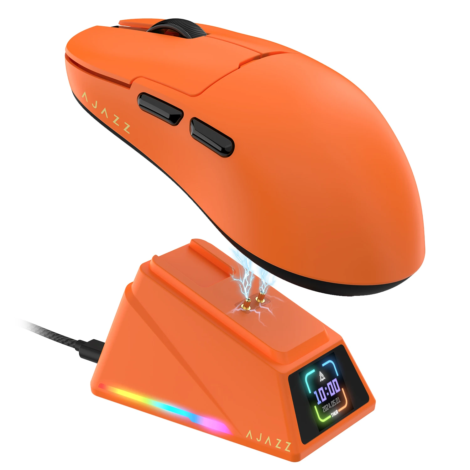 あっきー Attack Shark × AJAZZ AJ159 APEX 8K Tri-Mode Gaming Mouse, PAW3950