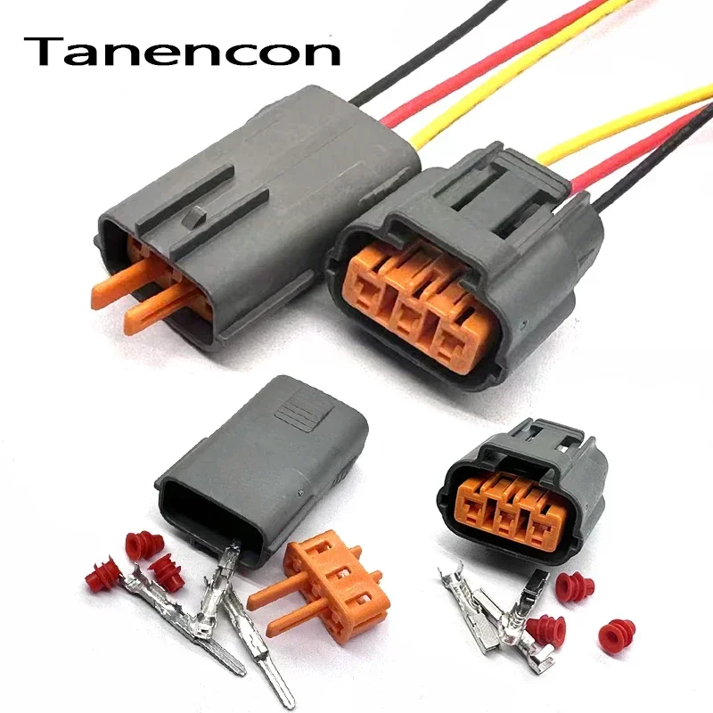 3 Pin Car Engine High Voltage Coil Connector Auto Southeast Swift Ignition Coil Wire Harness for Mitsubishi 6195-0009 6195-0012
