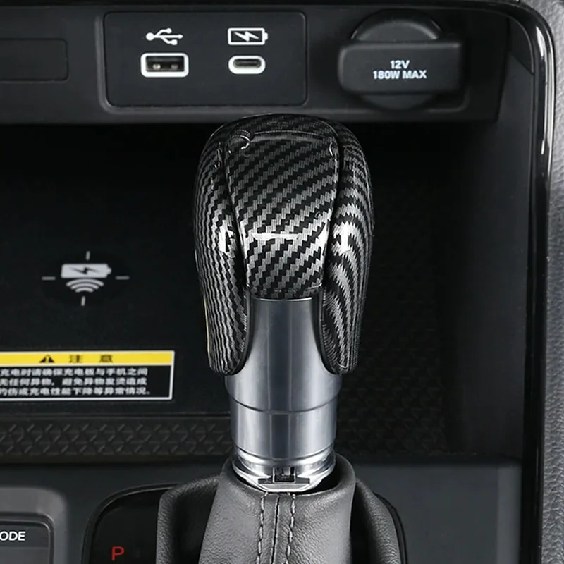 Fit for Honda CRV 6th CR-V 2024 2025 ABS Garbon Fiber or Piano Black Center Console Line Gear Shift Decorative Trim Cover