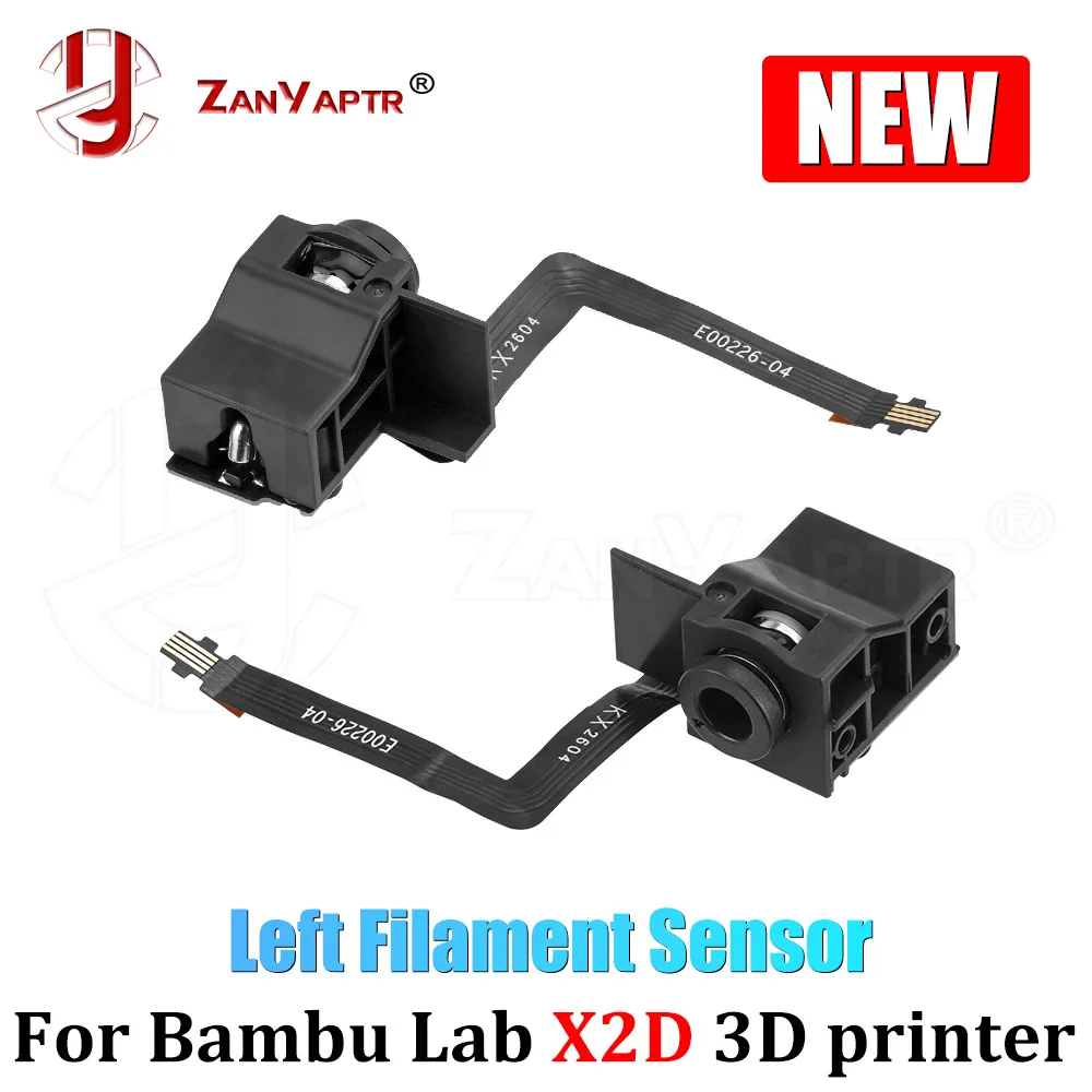 Left Filament Runout Detection Sensor Module Direct Replacement Spare Parts for Bambu Lab X2D 3D Printer Extruder Filament Feed