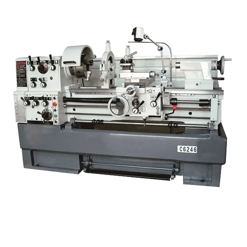 HCY C6246ZK C6240ZK C6236ZK Big Bore Horizontal Gap Bed Lathe