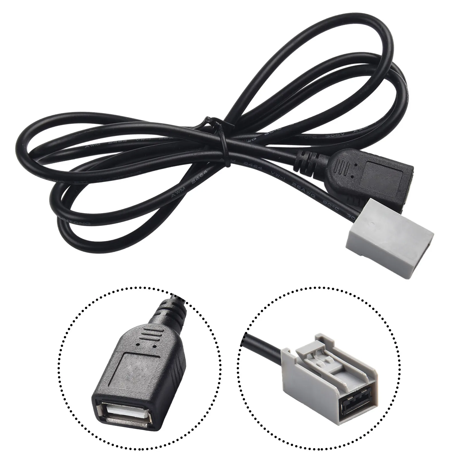 New Cable Female Cable For Honda/Civic For Jazz For Odyssey Read Flash Drives USB USB Port For CR-V AUX Adapter Port