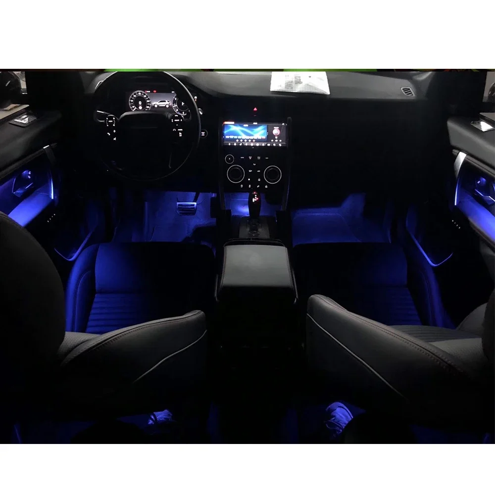 Car Interior Atmosphere Light For Land Rover Discovery sport 2020-2021 64 color LED Interior Decorative Lamp car ambient light