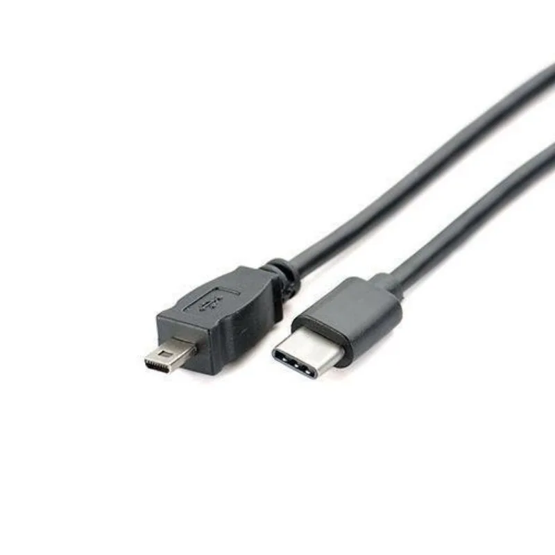 USB Type C Male to Mini 8Pin USB 2.0 Camera Converter OTG Cable Cord 30CM for Nikon Panasonic USB-C to Mini USB 8 Pin