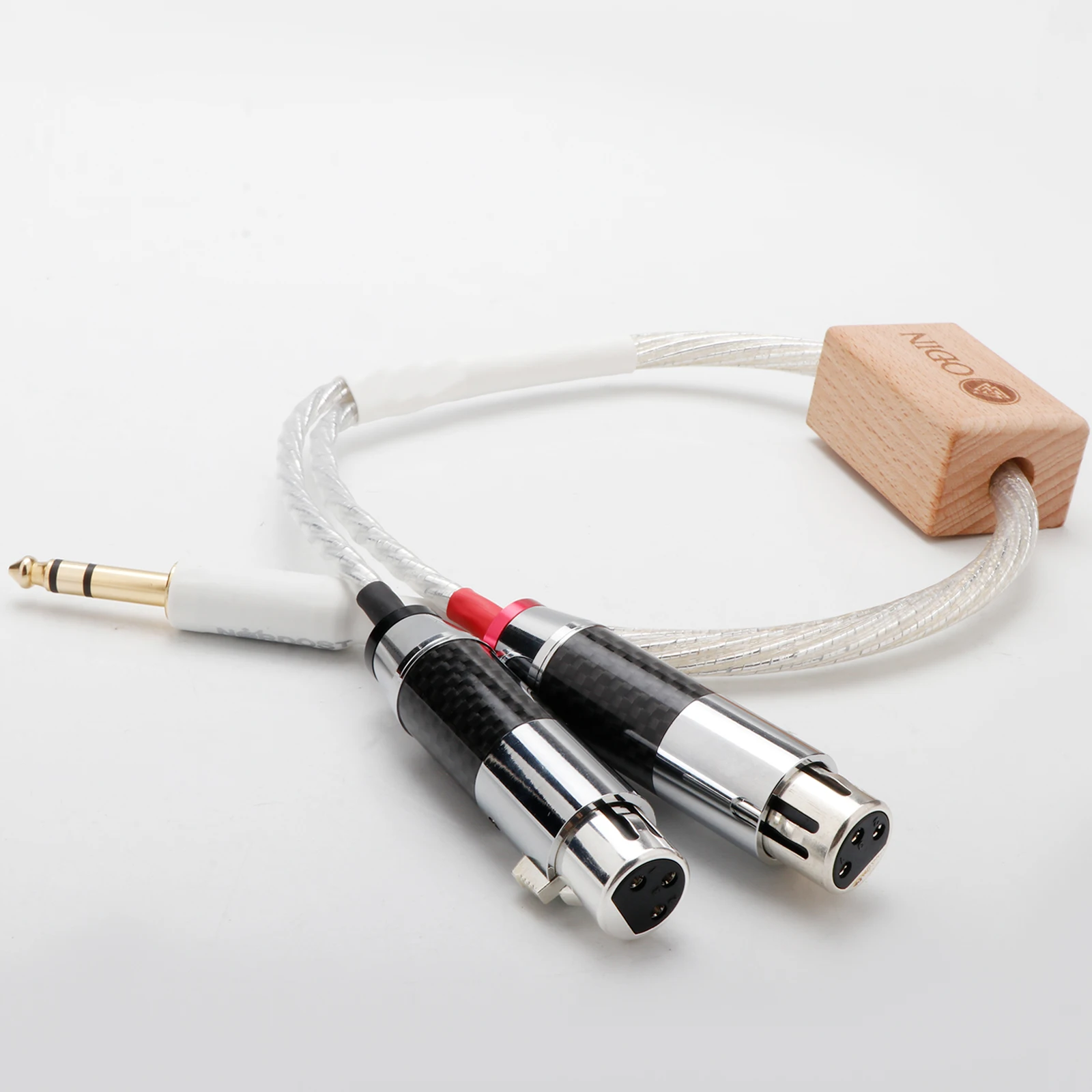 كابل Hi End-XLR المتوازن للميكروفون ، كابل Splitter Y ستيريو ، كاميرات DV ، TRS ، oy ، 1 "، 4" إلى دبوس مزدوج 3