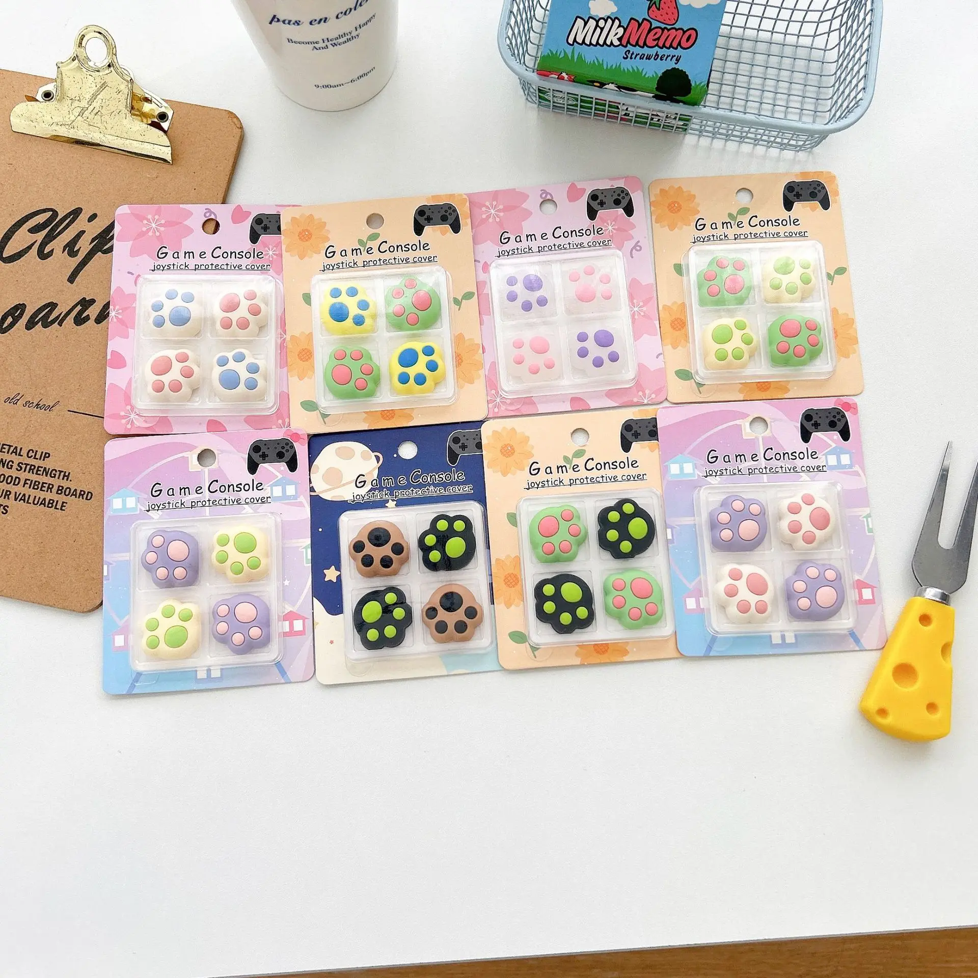 4Pcs Cat Paw Silico…