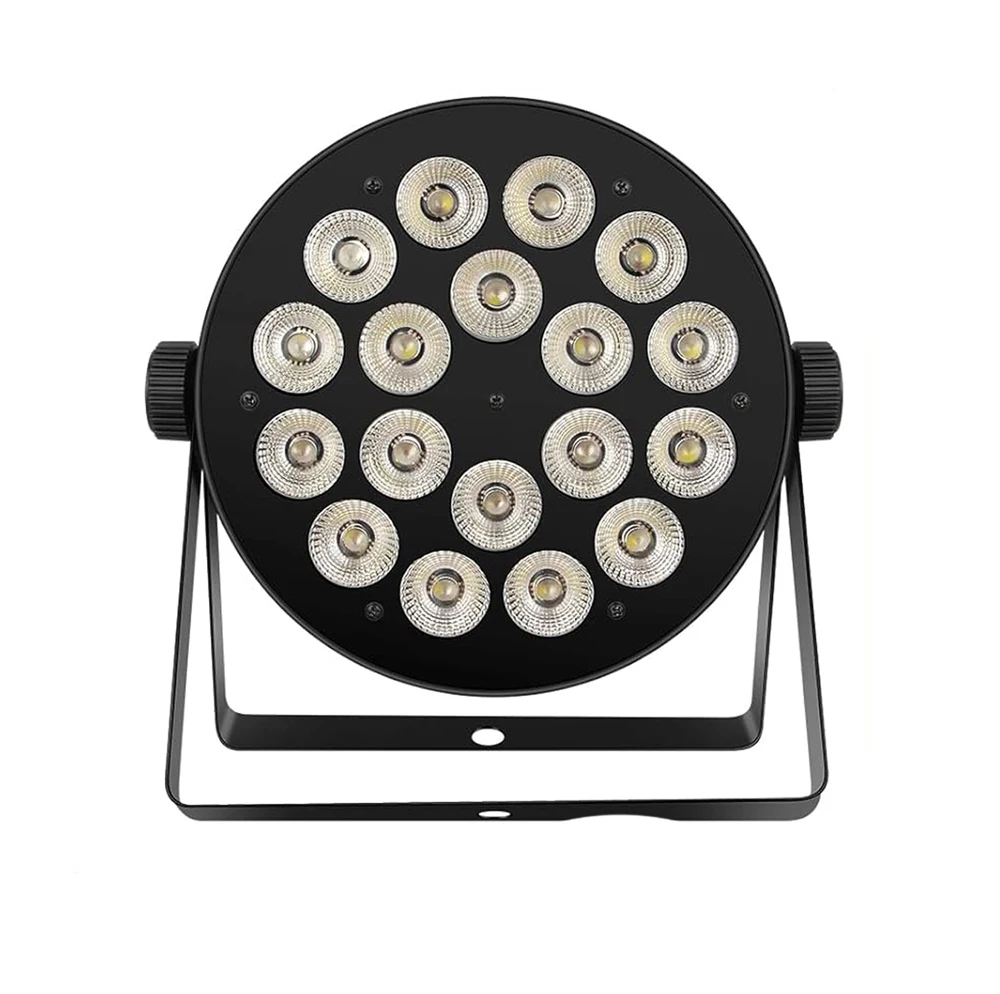 

18X10W RGBW 4in1 4-color Slim Portable Light Emitting Diode Parking Light for DJ Stage Lighting Wedding Flat Light