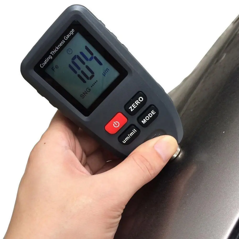 2023 New Release Film Thickness Meter Coating Thickness Gauge Car Paint Thickness Tester Digital Backlight Width Measuring