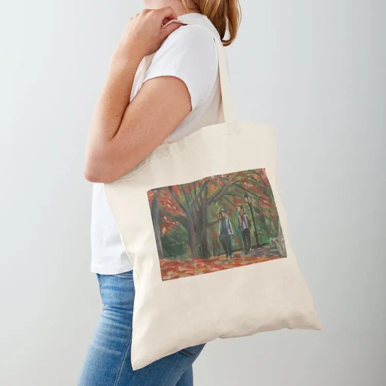 When Harry Met Sally Autumn Painting Tote Bag