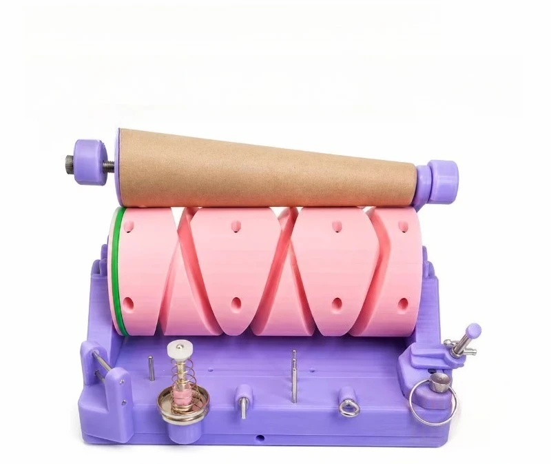 Electric Yarn Winder with Automatic Yarn Guide and Plying Function Adjustable Speed Wool Winding Machine for Crochet Knitting