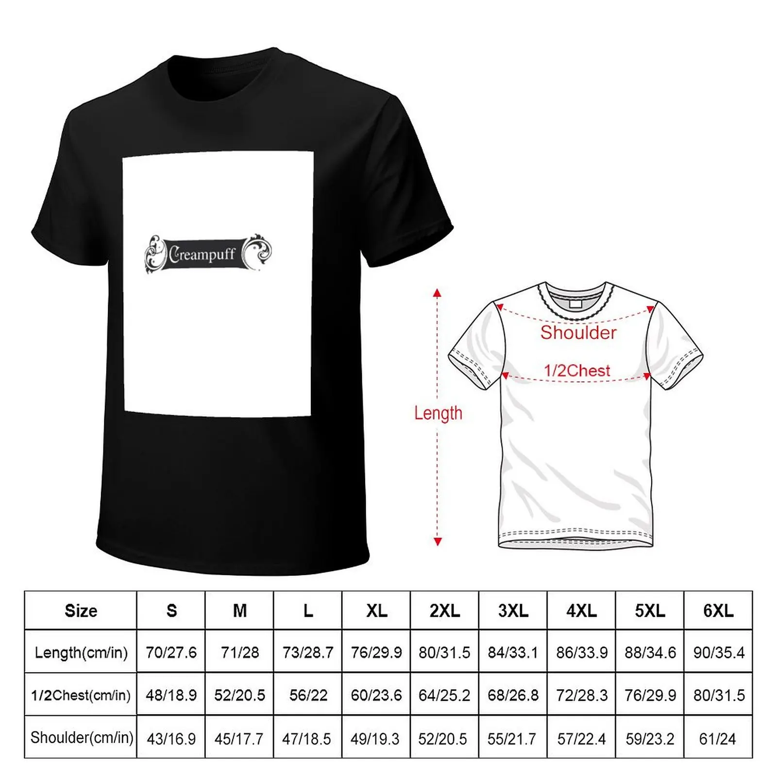 Carmilla Series - Creampuff Title T-Shirt Breathable Basic Cotton T-Shirt