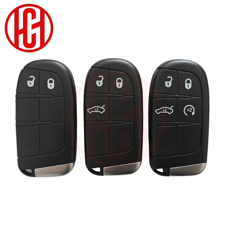 ID46 Chip 433 MHz Auto Afstandsbediening Sleutel 2/3/4/5 Knoppen M3N40821302 voor 2011-2017 Chrysler Dodge Challenger Durango 300 Charger Journey