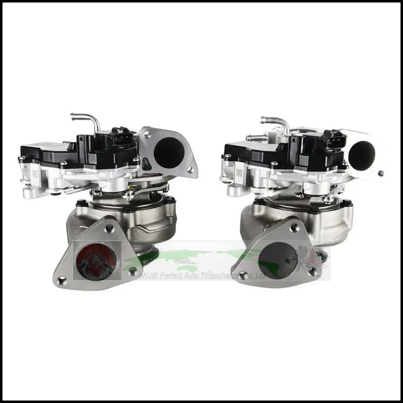 2pc MFS billet Wheel Turbo CT16V 17201-11110 + 17201-11120 89674-71020 235600-0200 For Toyota Hilux VIII Pickup 2.4D 2GD-FTV 1GD