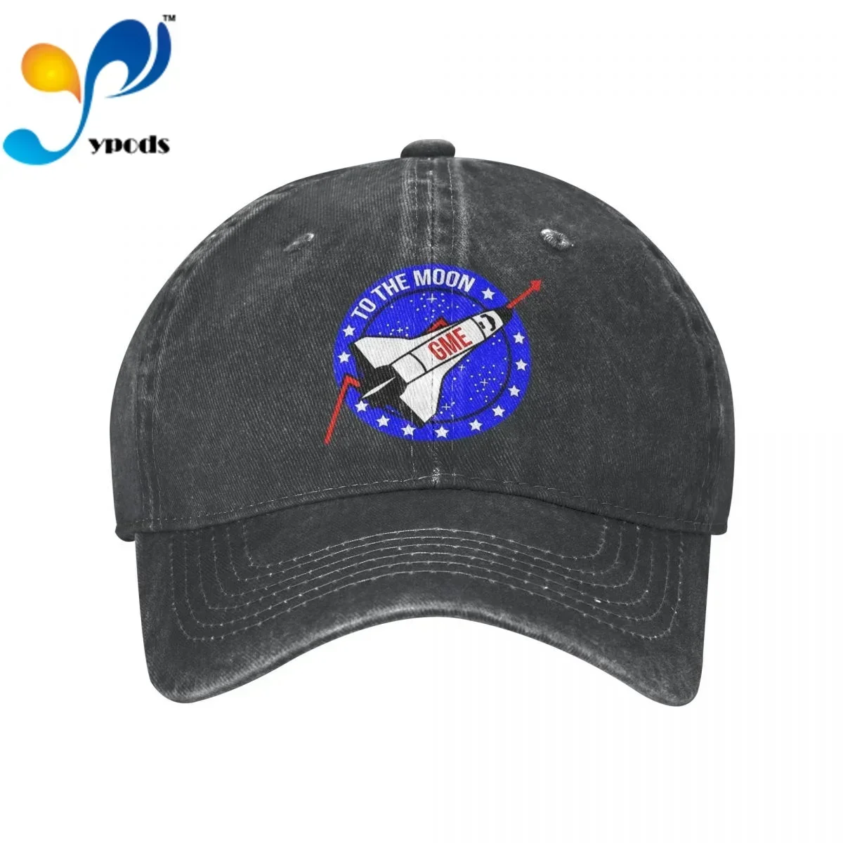 

To The Moon Unisex Baseball Cap Men Women Snapback Hat Dad Hat Summer Sun Cap for Men and Women Hats