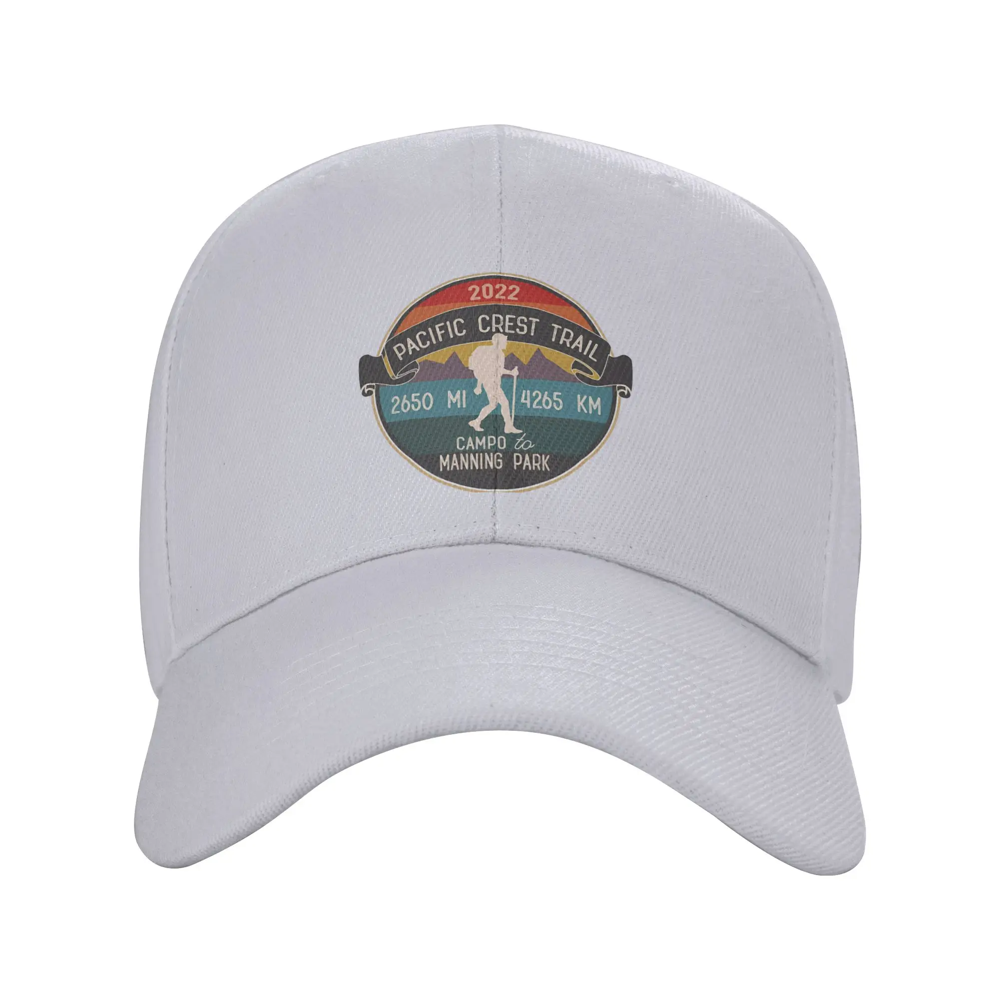 Pacific Crest Trail 2022 Hikers Trendy Baseball Cap Football Game Sweat Wicking Headwear