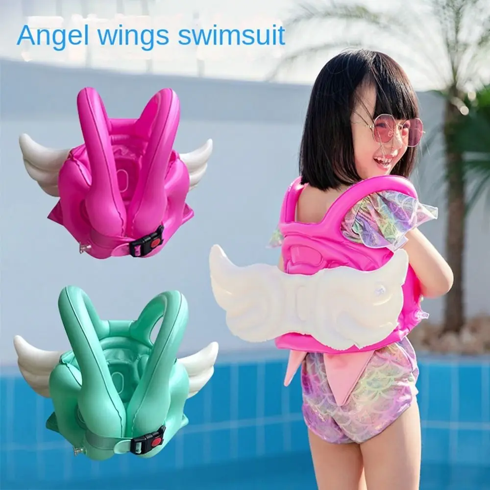 New PVC Childs Saving Vest Portable Lightweight Swimming Float Exquisite Adjustable Inflatable Vest Child