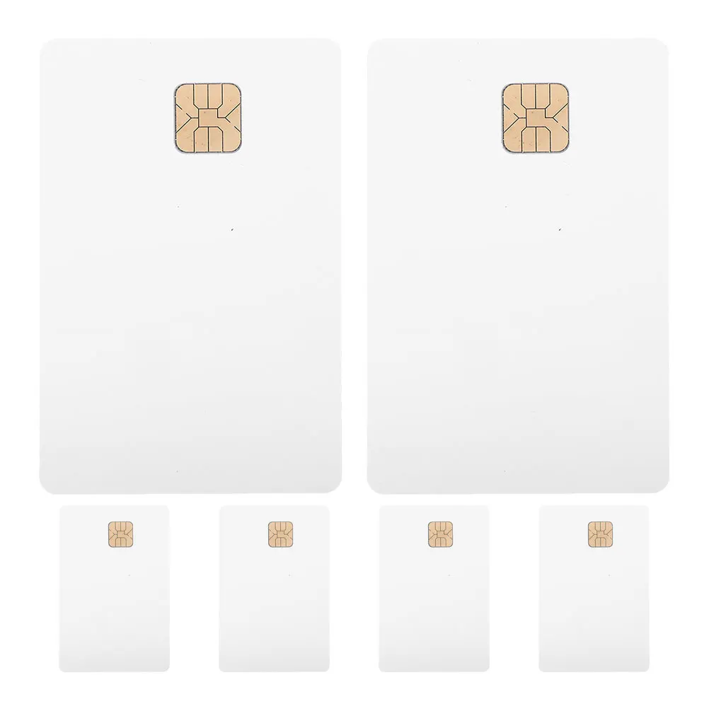 

6Pcs Blank PVC Identification Cards Access Control System Printable White Id Cards for Truck Drivers