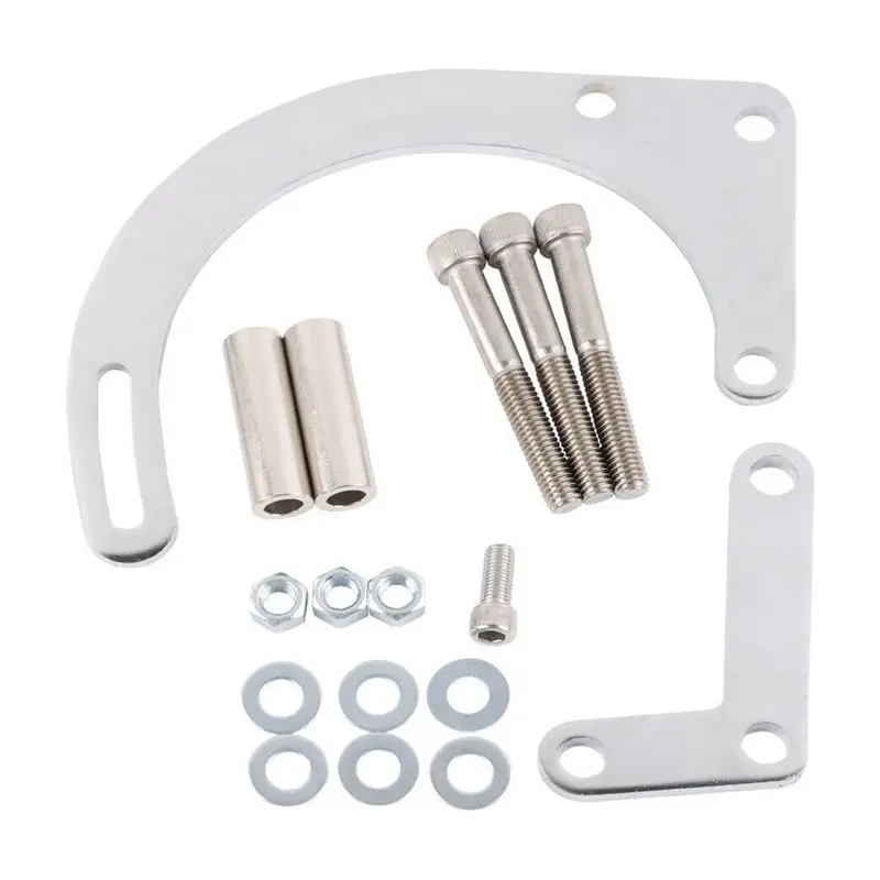 AU65-For 55-68 Small Block Chevy Engine Low Alternator Mount Bracket 283 350 Short Water Pump