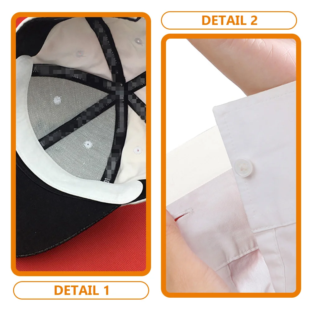 

30pcs Hat Liner Size Reducer Cap Accessories Sweat Protector For Baseball Golf Caps Easy Peel No Residue Stickiness
