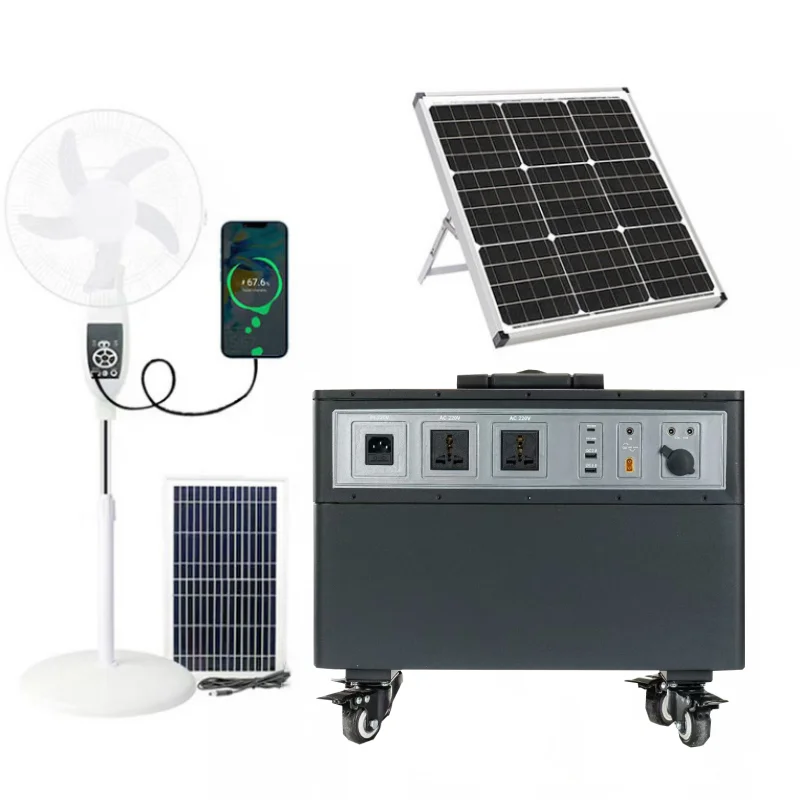Portable Power Station Solar Generator 3000W Large Capacity Portable Power Station Lifepo4 Lithium Battery