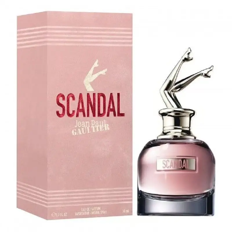 Jean Paul Gaultier Scandal für Damen, künstlerische, beinförmige Kappe, Zitrus- und weiße Blumendüfte gemischt mit Honig-Lakritz, süßer, verführerischer Gourmand-Blumenduft.