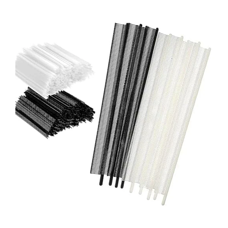 Mini kit d'étiquettes durables pour vêtements, attaches noires, attaches blanches, accessoires vestisens, ardillon rêves, 2000 pièces, 0.5cm, 1000 pièces, 1000 pièces