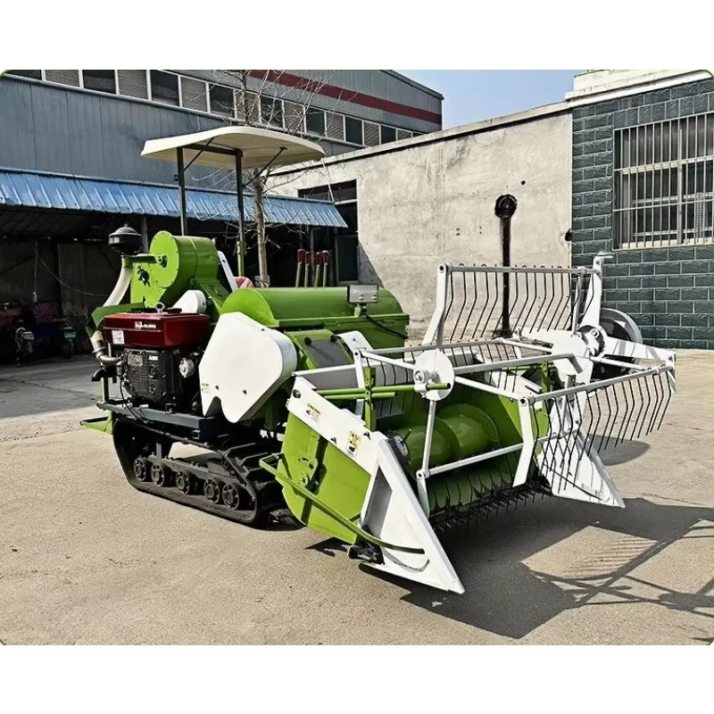 High Efficiency Household Harvester for Precise Harvesting of Wheat Rice Soybeans Sorghum with Super Large Capacity Thresher