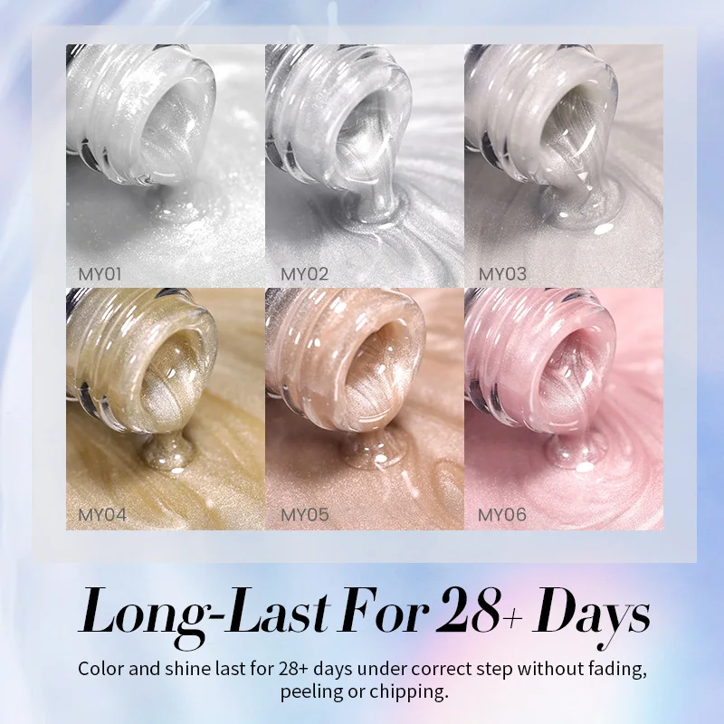 BORN PRETTY 6Pcs 10ml 워터 라이트 고양이 마그네틱 젤 (마그네틱 스틱 포함) 세미 퍼머넌트 UV 젤 매니큐어 네일 아트 바니쉬