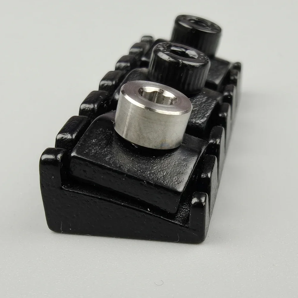 1 Set (3 Pieces) Titanium Alloy Electric Guitar Tremolo System Bridge Locking Nut Screws
