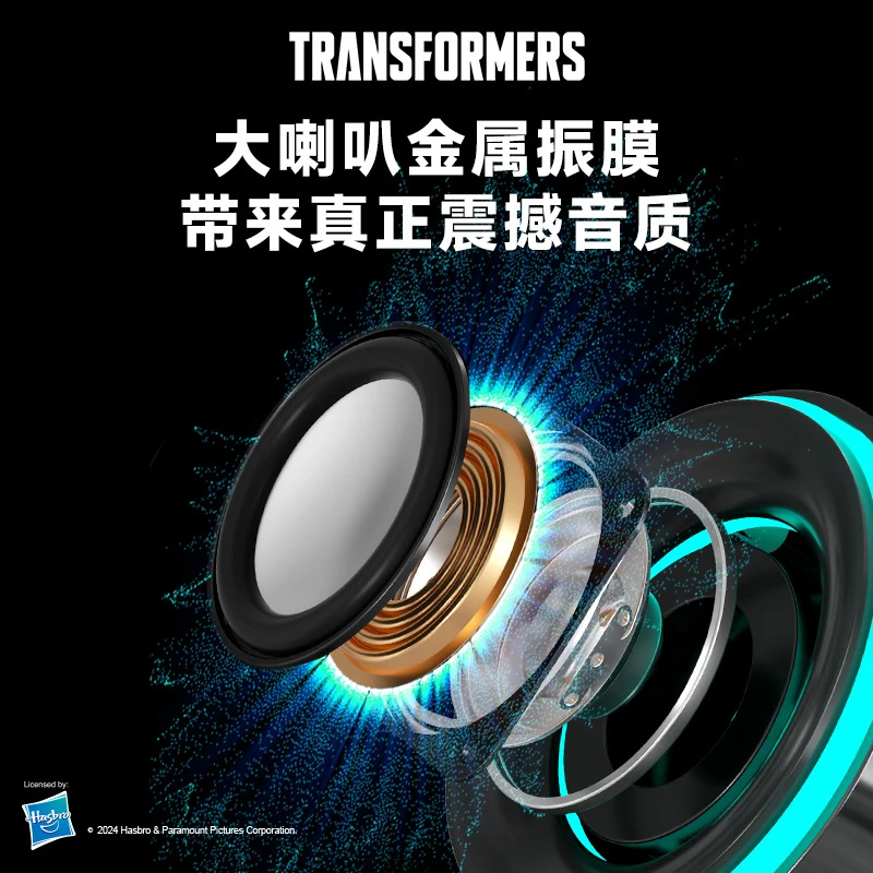 Transformers Anime Peripherals Optimus Prime Megatron Cartoon Desktop Computer Audio Desktop Wired Small Speaker