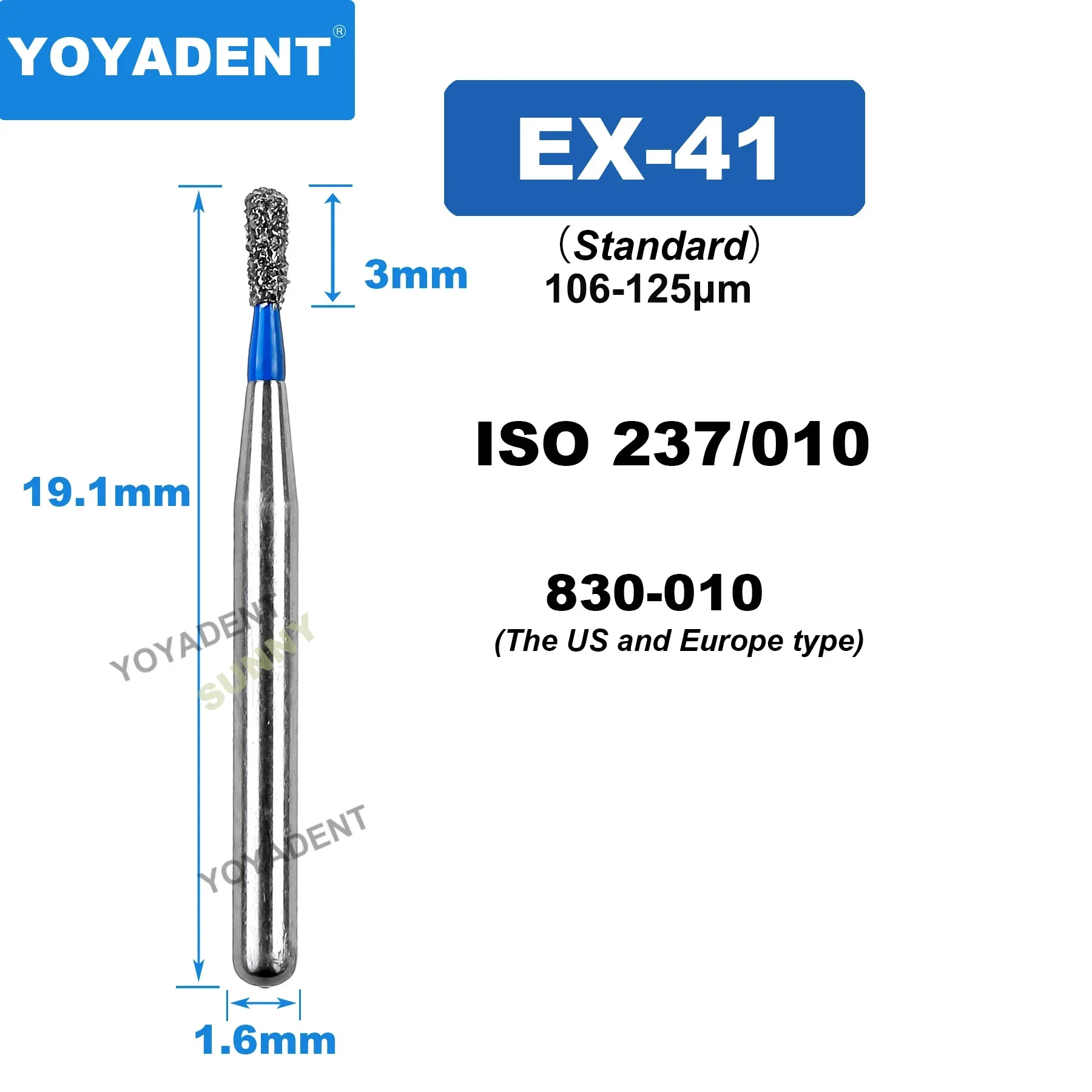 Kaufe 10 Stücke Dental Diamant Bohrer Bohrer für High Speed Handstück Kaufe 10 Stücke Dental Diamant Bohrer Bohrer für High Speed Handstück