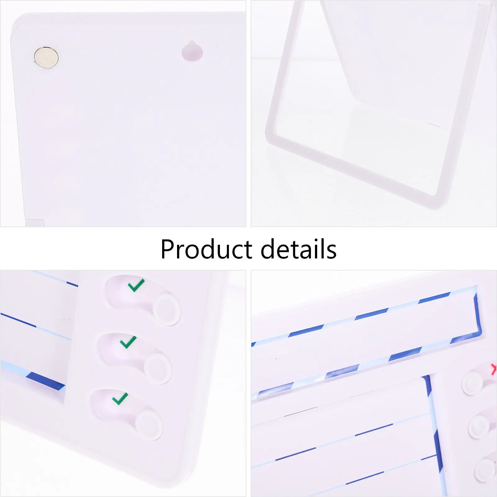 Plastic Portable Chore Chart Teens Chore Board Weekly Daily Home Behavior Reminder Message Check Sheet