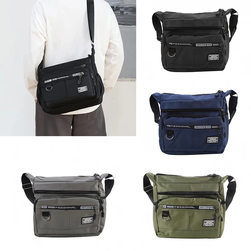 2024 Men\'s Messenger Bag Crossbody Shoulder Bags Men Small Sling Pack For Work Business Waterproof Oxford Packs Satchel Purse