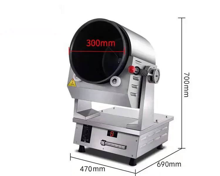 Automatic food cooking in hotels or restaurants Gas Fried Rice machine