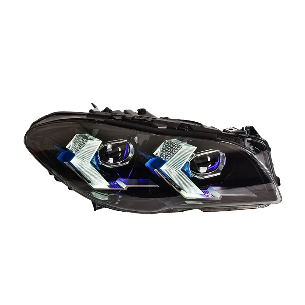 For BMW F10 F11 F18 525i 530i 535i 2010-2017 Auto Headlights Assembly Upgrade Startup Effect LED Projector Lens Car Accessories
