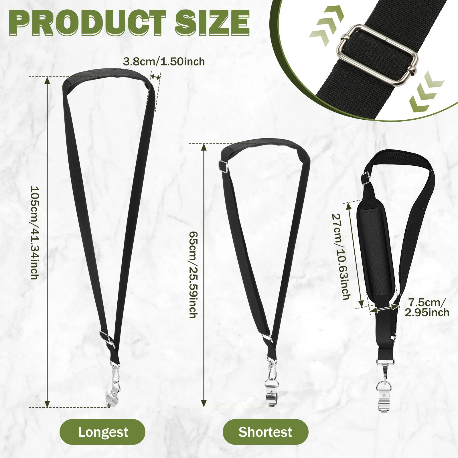 Trimmer Shoulder Strap Adjustable Weed Eater Strap Padded Belt For String Trimmer Brush Cutter Leaf Blower Fatigue Relief Tool