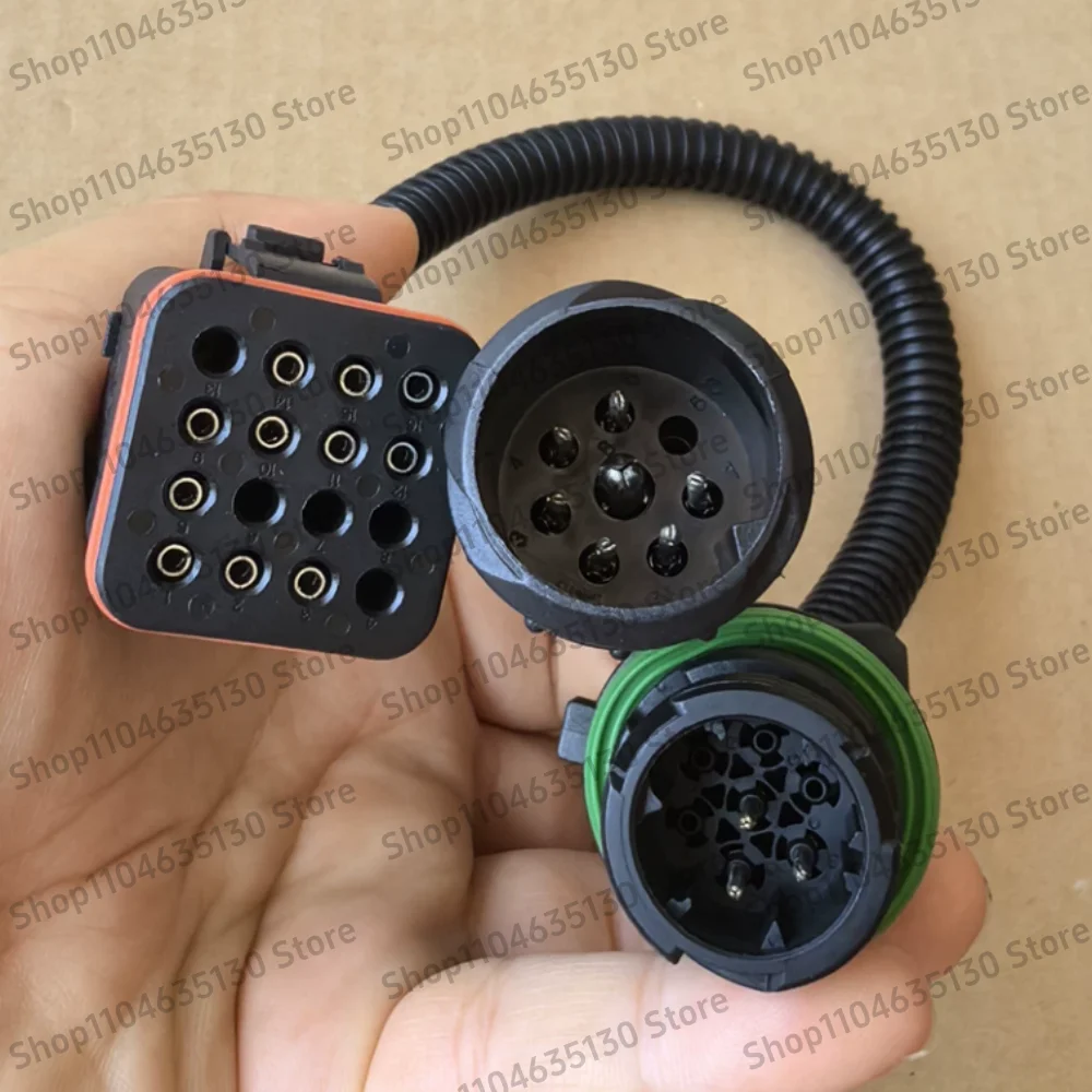 

For SHACMAN New M3000 Headlight Upgrade LED M3000S Headlight Adapter Harness Plug Connection