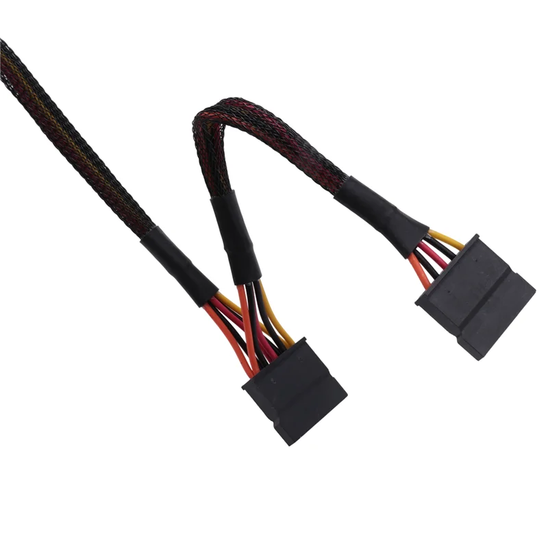 

Compact Mini 6Pin To 15Pin X2 SATA Power Cable Cord For DELL Vostro 3650 3653 3655 Desktop Computer HDD SSD Expansion Cable