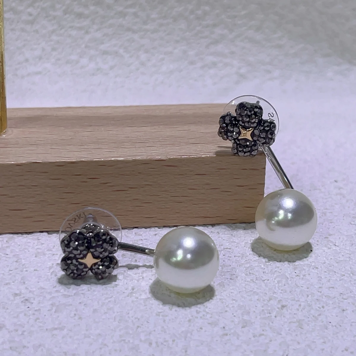 حلق صغير أصلي 2026 صيفي عصري أطقم مجوهرات راقية للنساء قطع مستديرة كريستال تنس أقراط مجوهرات الحفلات #5