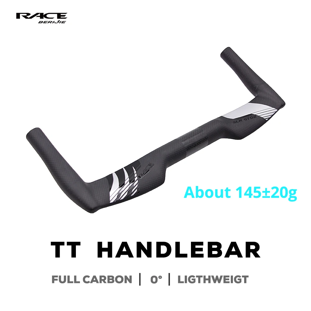 

Ультралегкий карбоновый руль RACE для шоссейного велосипеда, руль для триатлона, матовый 3K, 380-460 мм, крепление 31,8 мм/25,4 мм